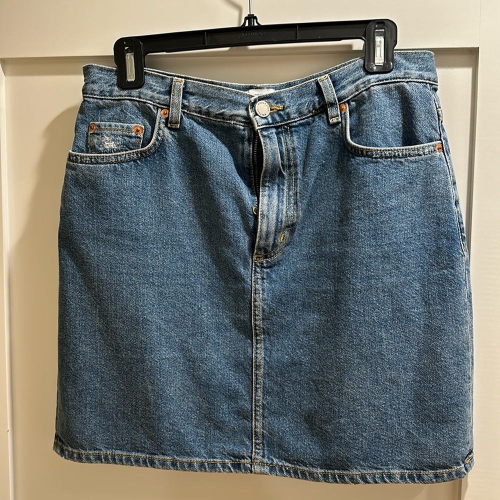 Denim miniskirt